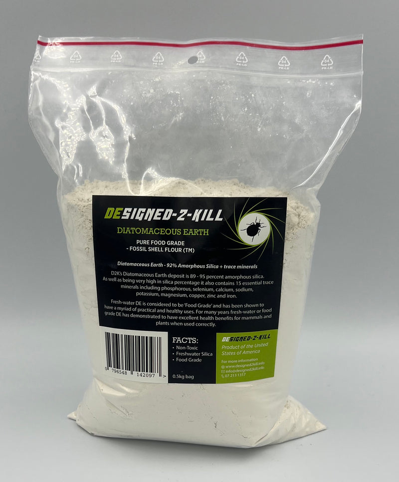Diatomaceous Earth Powder DE 0.5kg