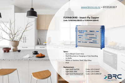 FLYinBOX™ - UV-A Zapper Insect Light - White/Blue