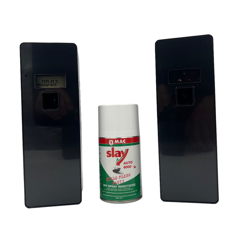 PestStop Flying Insect Dispenser Black Digital and Manual