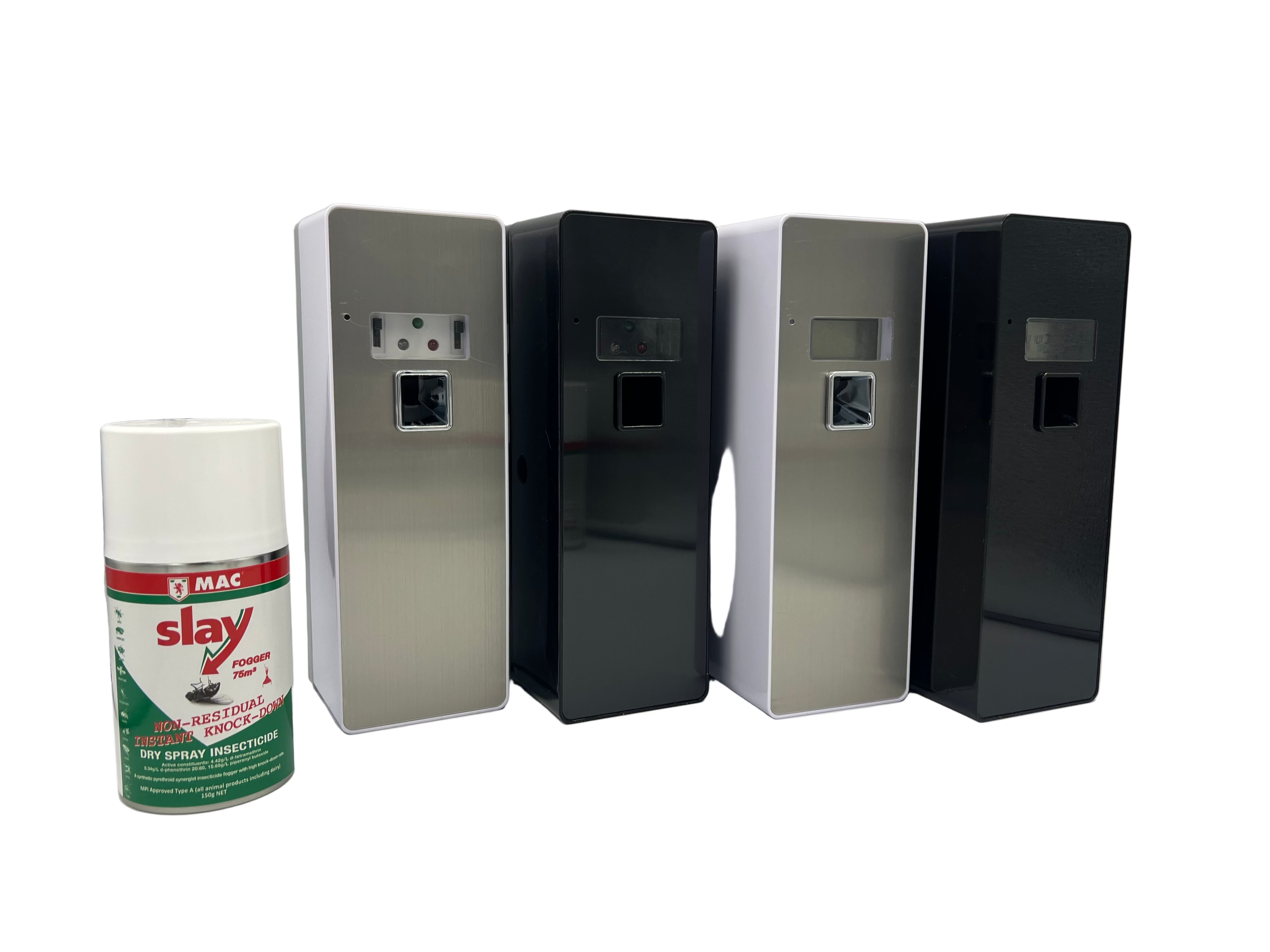 Automatic Dispenser with 1x300ml Aerosol Flying Insecticide – PESTSTOP