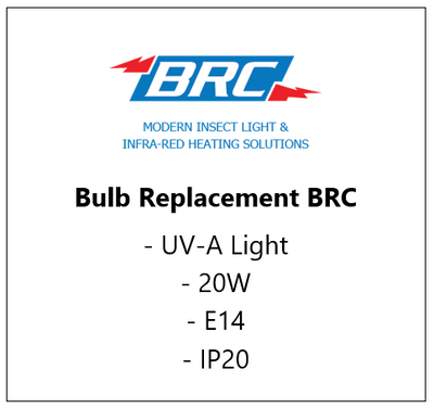 L20W - E14 BRC - UVA-Bulb