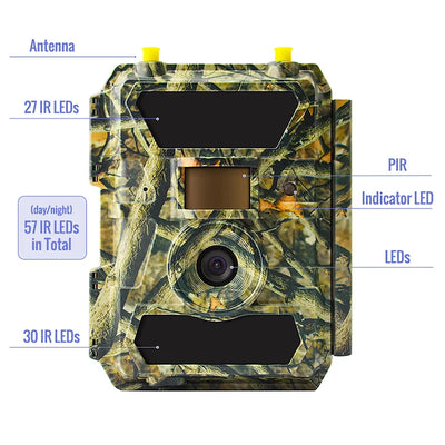 4G Pest Trail Camera "Narrow" Lens