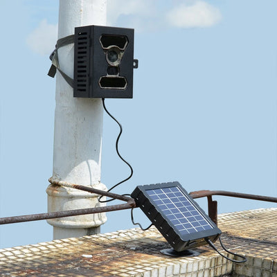 4G Trail Camera with Solar Panel and Security Box 