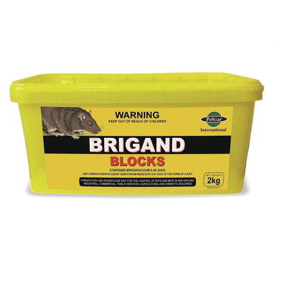 Brigand 20G Blocks Rat or Rodent Bait 