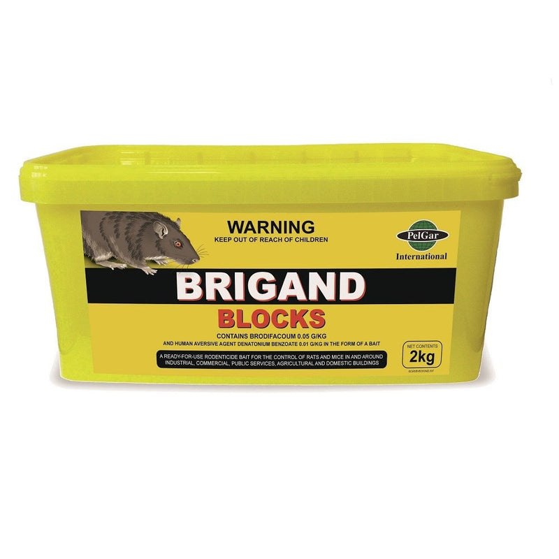 Brigand 20G Blocks Rat or Rodent Bait 