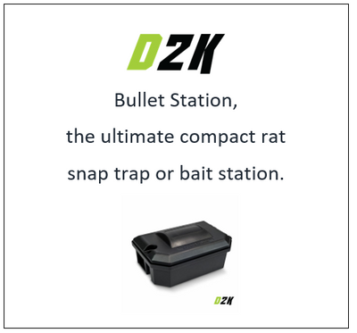 Bullet Rat Station with Snap Trap