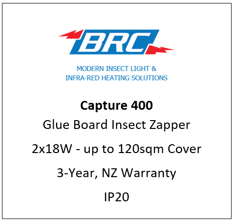 CAPTURE 400 - Glue Board UV-A Insect Light Trap "IP20"