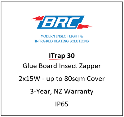 ITRAP30 - Glue Board Stainless UV-A Insect Light Trap "IP65"