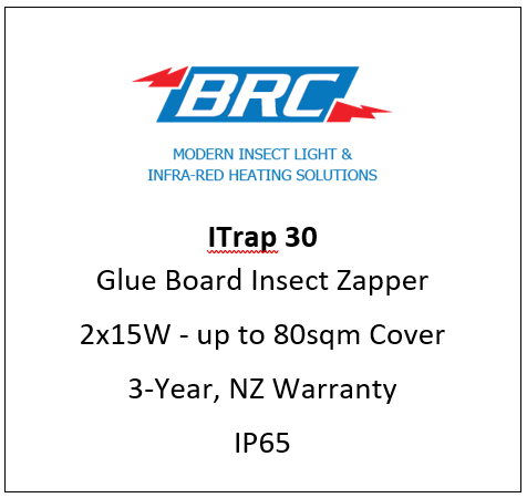 ITRAP30 - Glue Board Stainless UV-A Insect Light Trap "IP65"