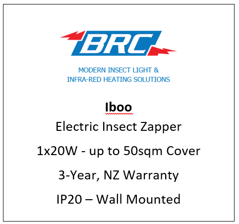 IBOO - UV-A Zapper Insect Light - White/Black