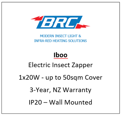 IBOO - UV-A Zapper Insect Light - Black/Black
