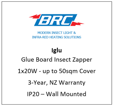 IGLU Insect Zapper Fly light Glueboard UV-A Light 