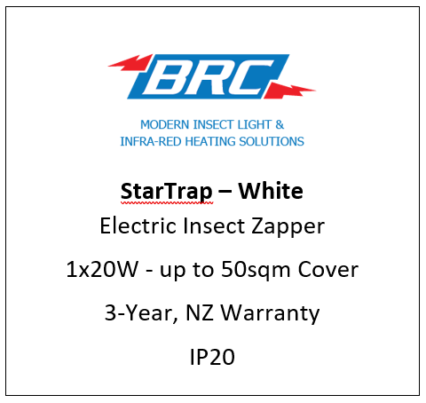 StarTrap - UVA Glue trap with 20W E14 Bulb - wall mounted